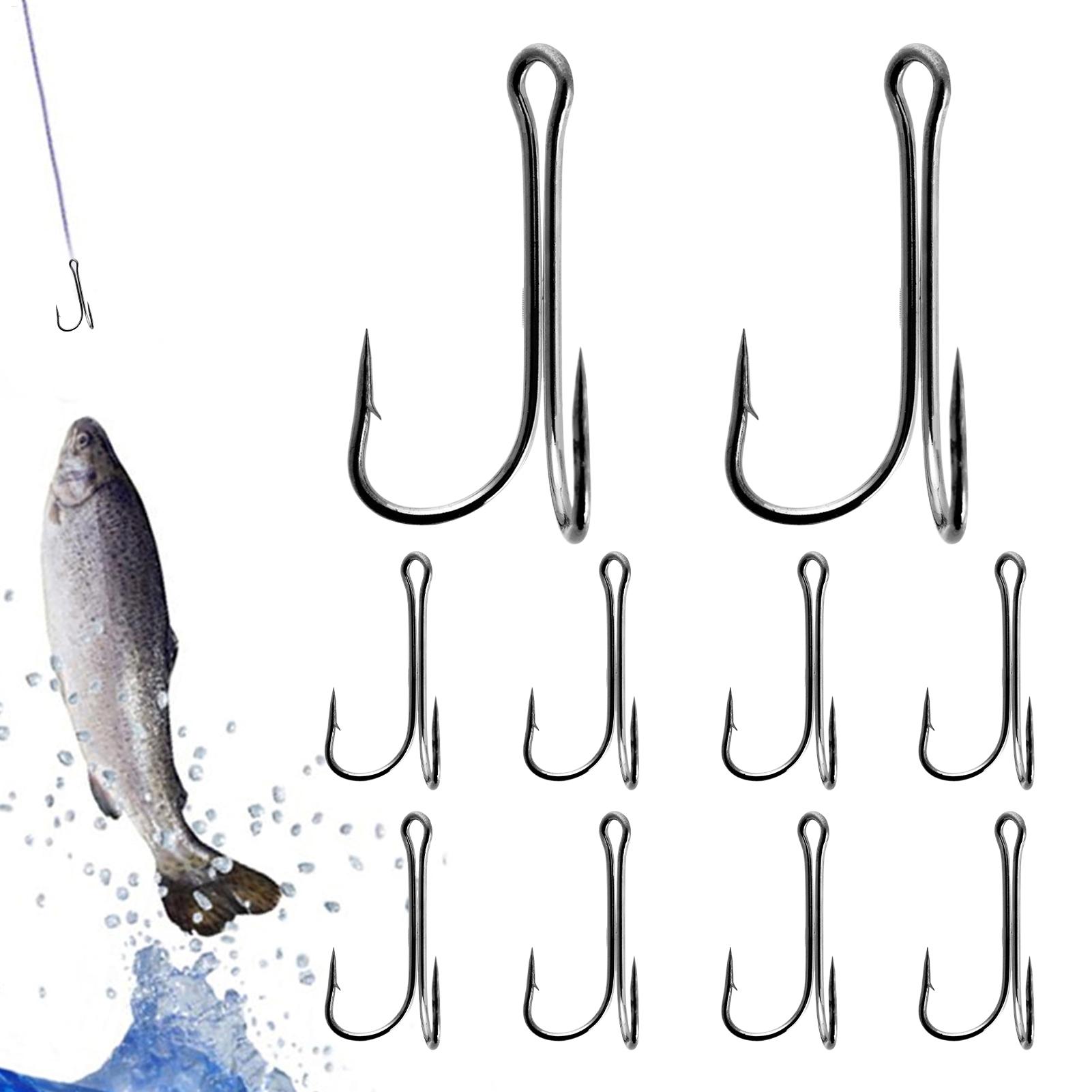 Fishing Hook Treble - Hameçons à ardillons 10 pièces en