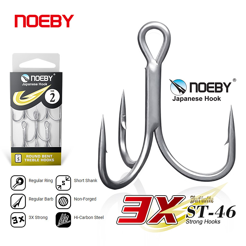 Fishing Hook Offset - Noeby Hameçons de pêche en acier