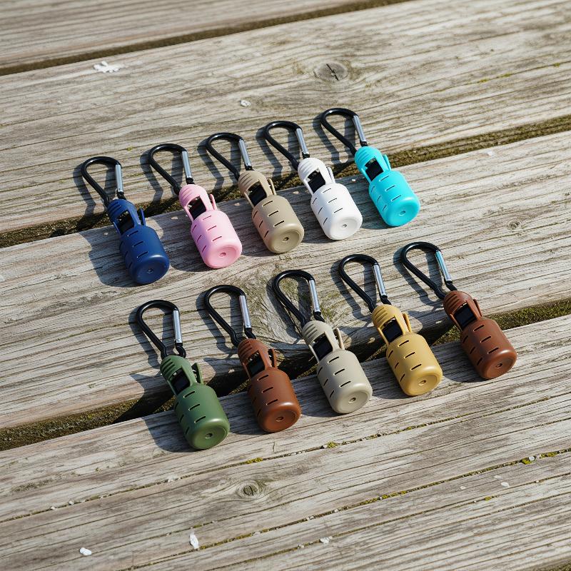 Fishing Hook Jig - Protecteur d'appât pour calmar avec mousqueton,