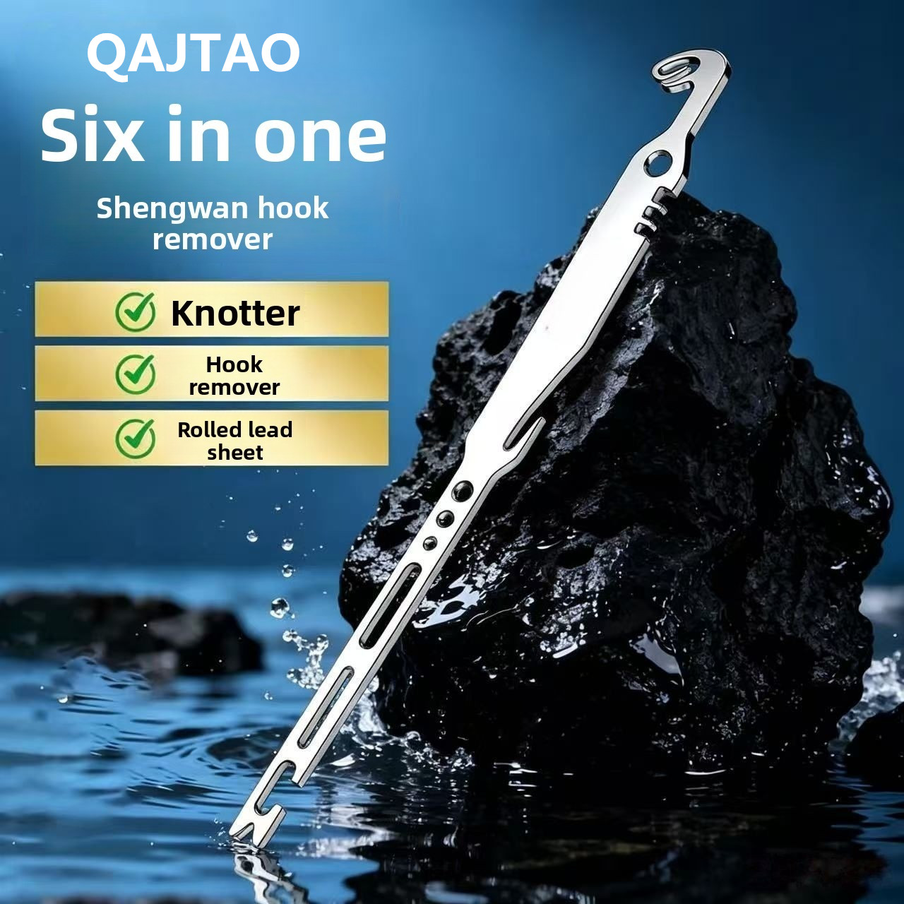 Fishing Hook Remover - QAJTAO 4 pièces, extracteur d'hameçons en