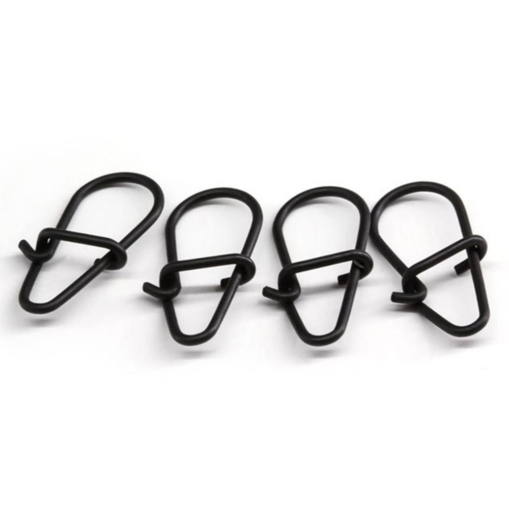 100 pièces/lot noir mat Snap b - Fishing Hook Box avis et prix