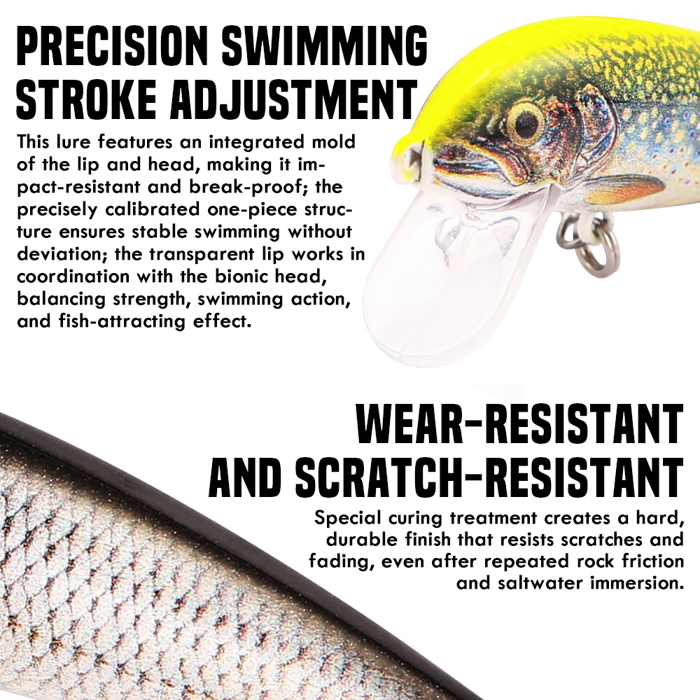 Leurres de pêche B&U, Minnow c - Fishing Hook Treble avis et prix