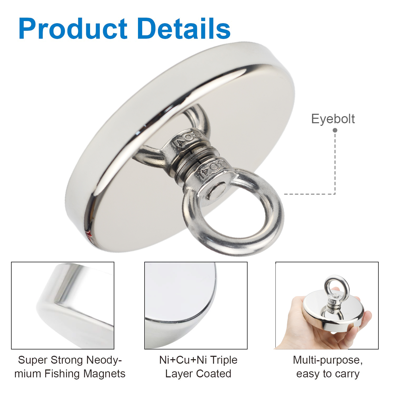 D90 tirer Max 350kg Super fort - Fishing Hook Stainless Steel avis et prix
