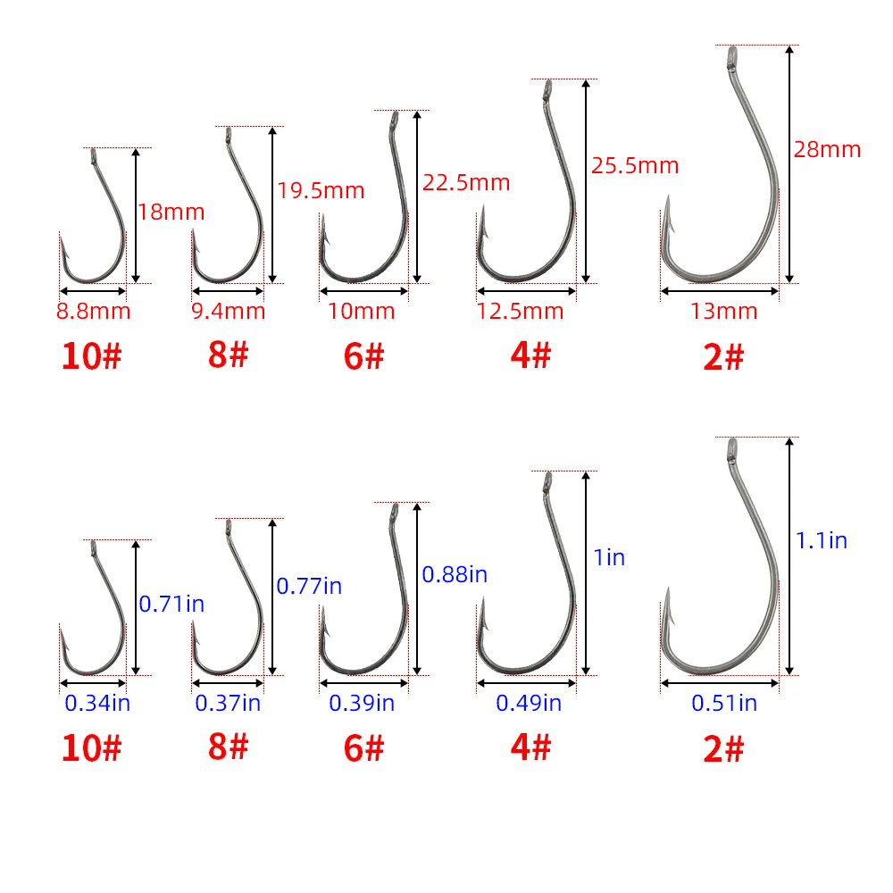 Hameçons de pêche enduits en a - Fishing Hook Stainless Steel avis et prix