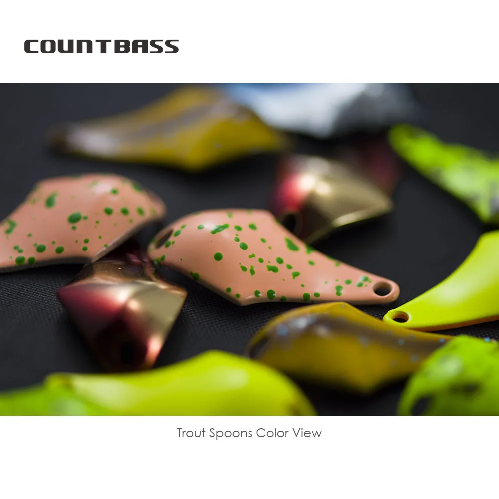 COUNTBASS 5/64oz 2g cuillère d - Fishing Hook Barbless avis et prix