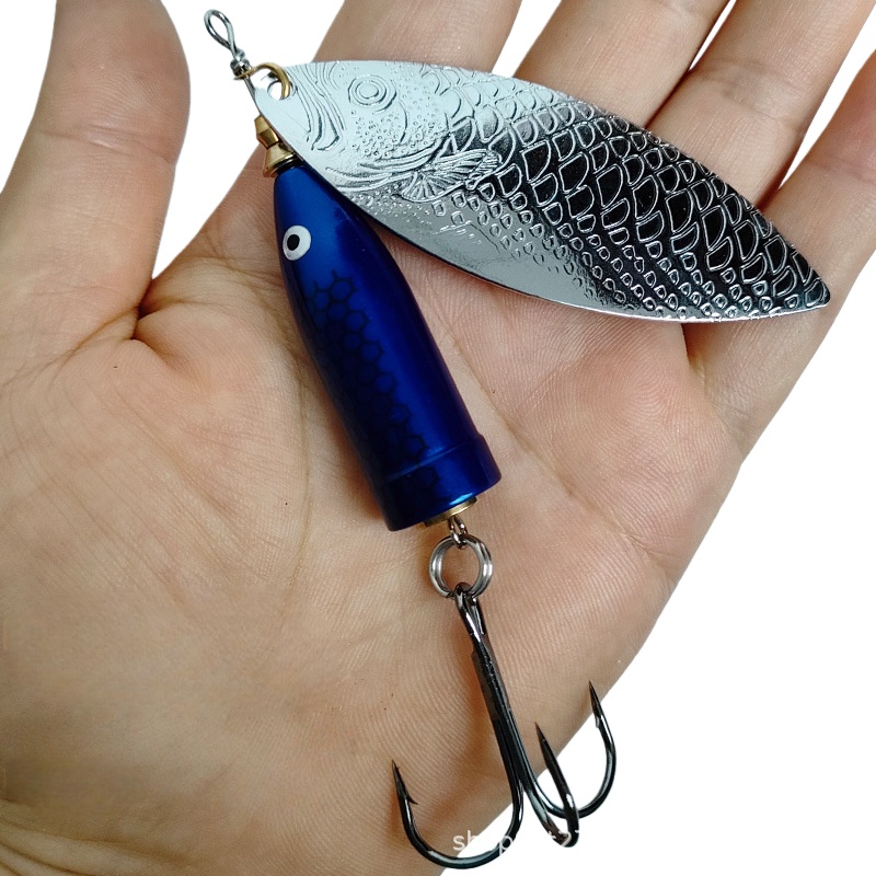 2 pièces 9-37g métal argent ro - Fishing Hook Treble avis et prix