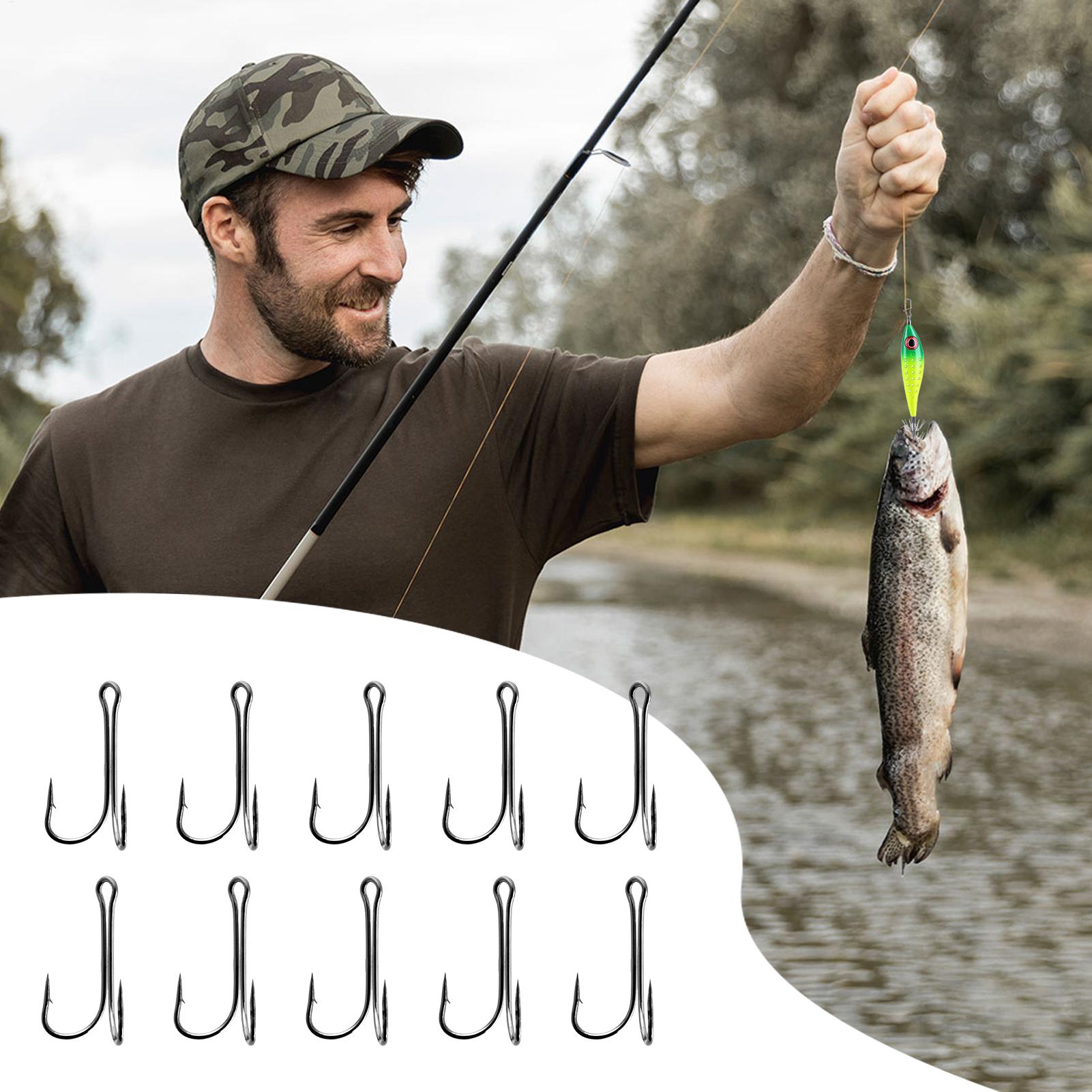 Hameçons à ardillons 10 pièces - Fishing Hook Treble avis et prix
