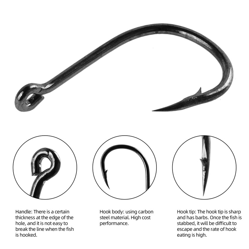 Kit de crochets de pêche, 70 p - Fishing Hook Circle avis et prix